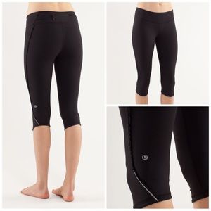 Lululemon Run Fast And Free Crop 16”Legging Size 10